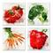 Stupell Industries Splash Color Farm Vegetables Red Green Orange,12" x 12"